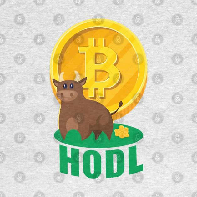 Bitcoin Bull named HODL by FunawayHit